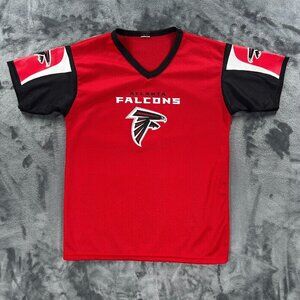 Franklin Football Jersey Boy Youth L VINTAGE Atlanta Falcons NFL Game Mesh